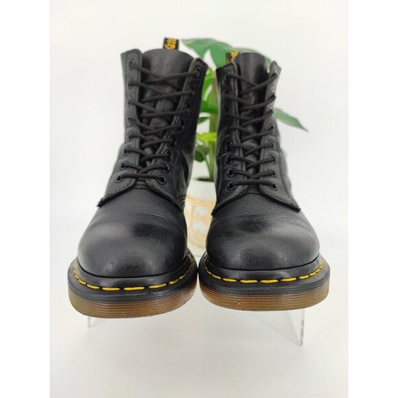 Dr. Martens 1460 Women's Pascal Black Leather Boots Size 7 US - Picture 2 of 8